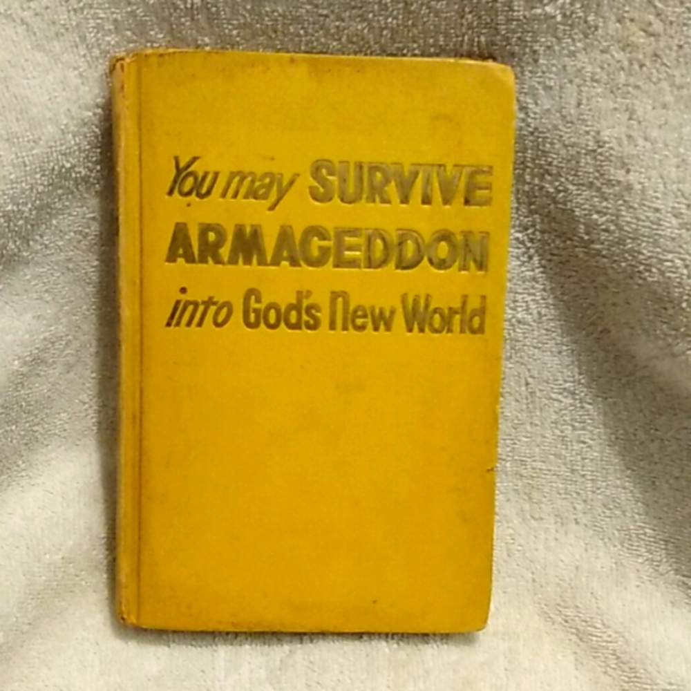 Vintage "You May Survive Armageddon into God's New World"